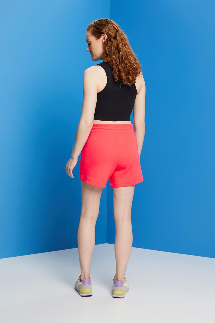 Recycled: sports sweat shorts, CORAL, detail image number 3