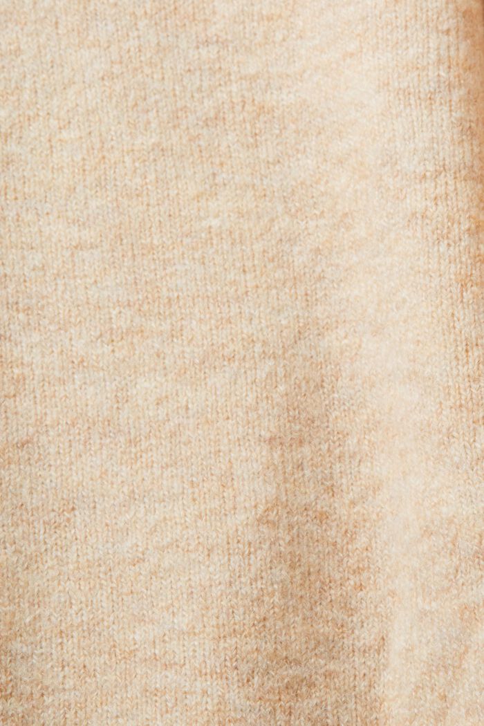 Mockneck Sweater, SAND, detail image number 5