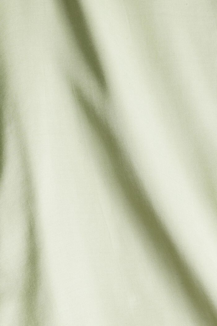 Satin blouse, PASTEL GREEN, detail image number 4