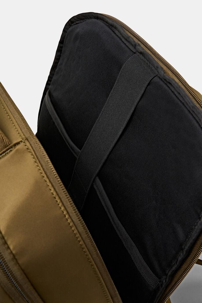 Zipped Duffel Backpack, LIGHT KHAKI, detail image number 4