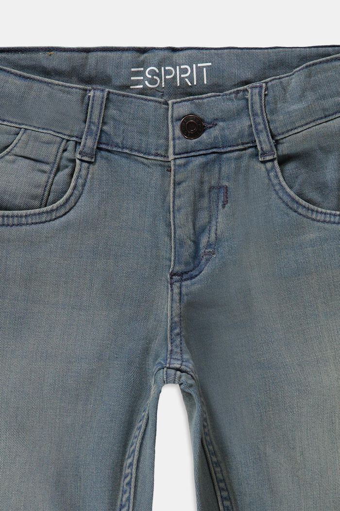 Bermuda shorts with adjustable waistband, BLUE BLEACHED, detail image number 2