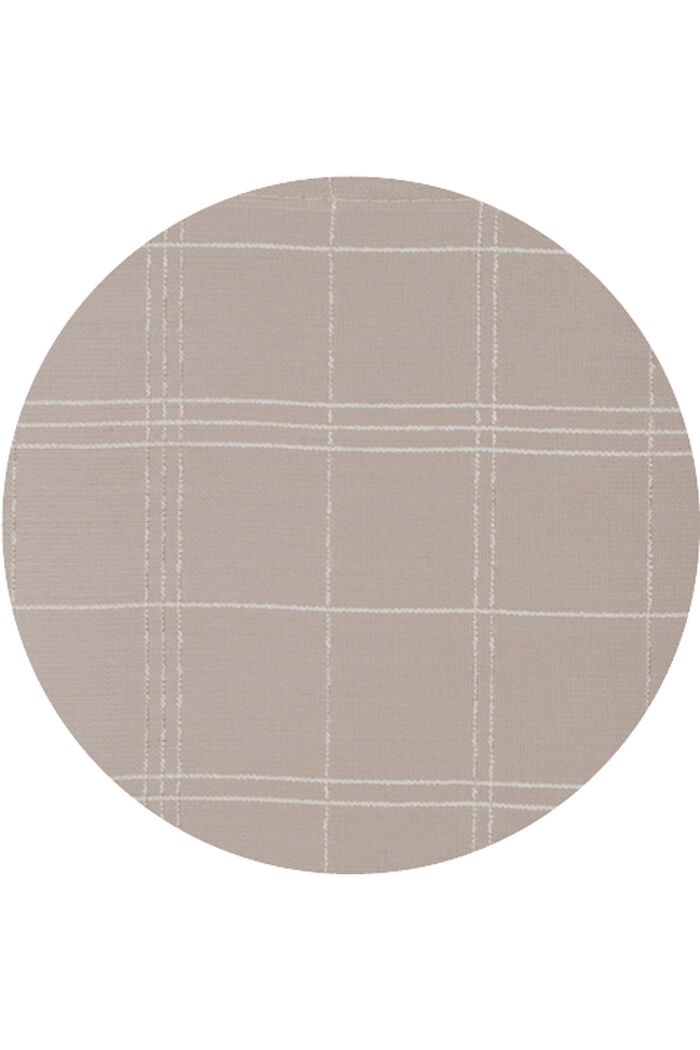 Recycled: sheer checked curtain, BEIGE, detail image number 2