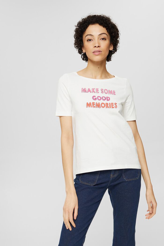 Statement T-shirt made of 100% organic cotton