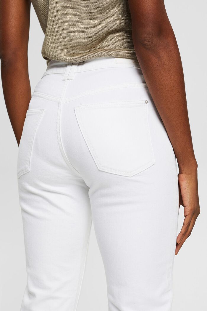 Cotton mom jeans, WHITE, detail image number 5