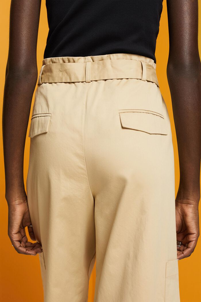 Wide leg cargo trousers, SAND, detail image number 2