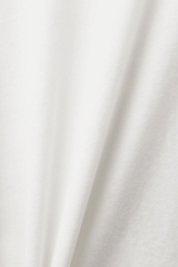 Cotton-Linen T-Shirt, OFF WHITE, detail image number 4