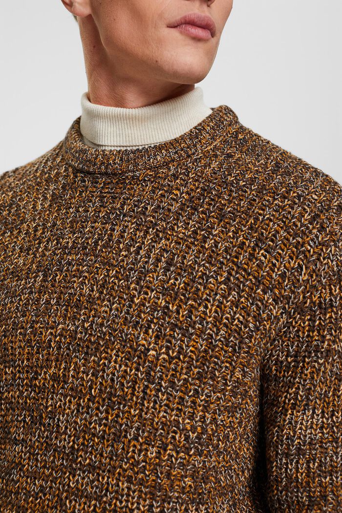 Multi-coloured knitted jumper, BARK, detail image number 2