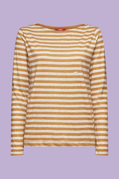 Striped Jersey Long Sleeve Top