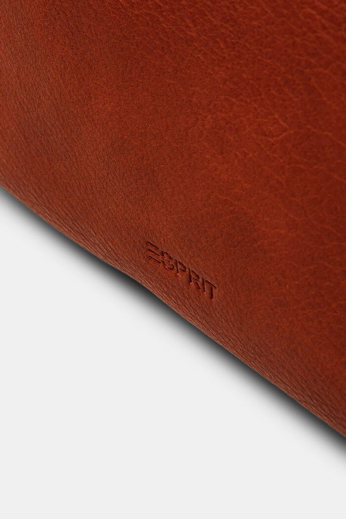 Faux Leather Shoulder Bag, TERRACOTTA, detail image number 1