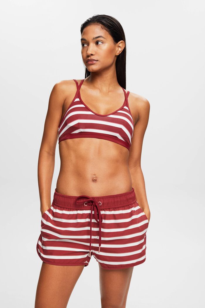 ESPRIT - Striped beach shorts at our Online Shop