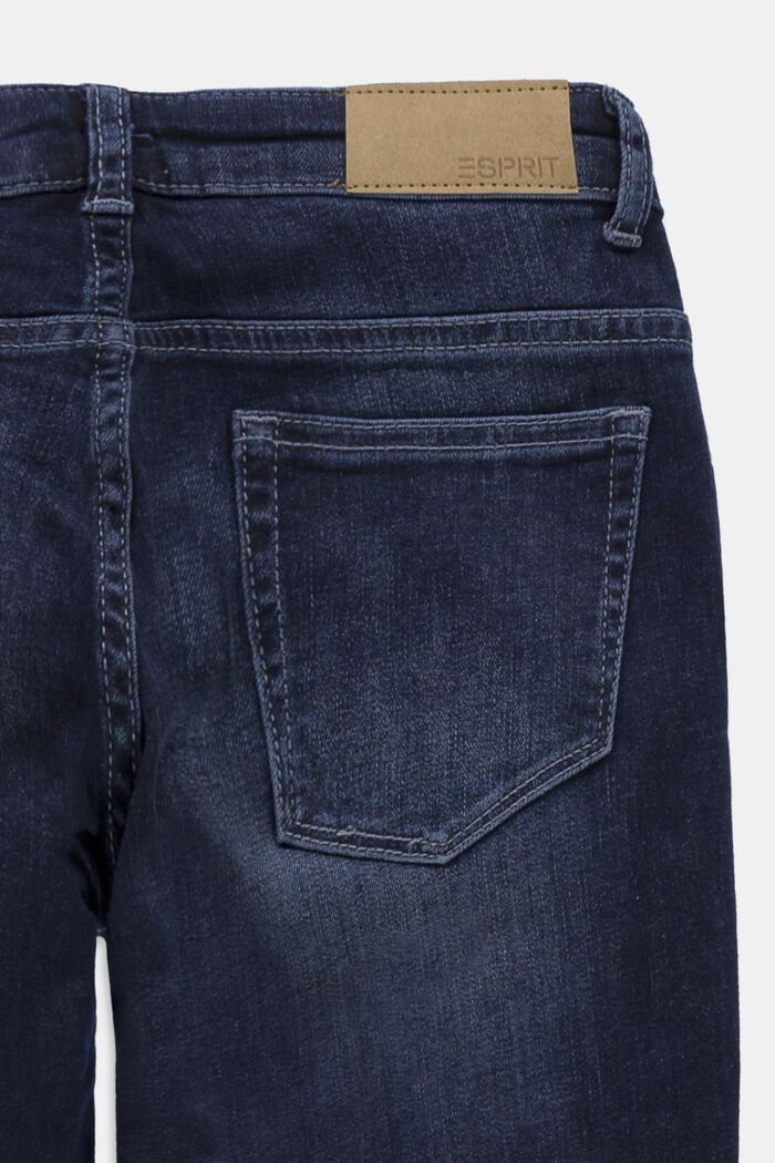 Reflective jeans with adjustable waistband, BLUE DARK WASHED, detail image number 2