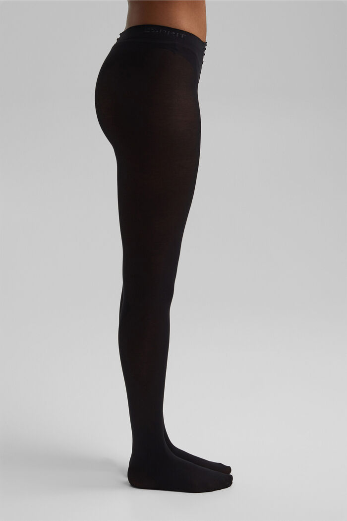 Opaque Tights, BLACK, detail image number 2