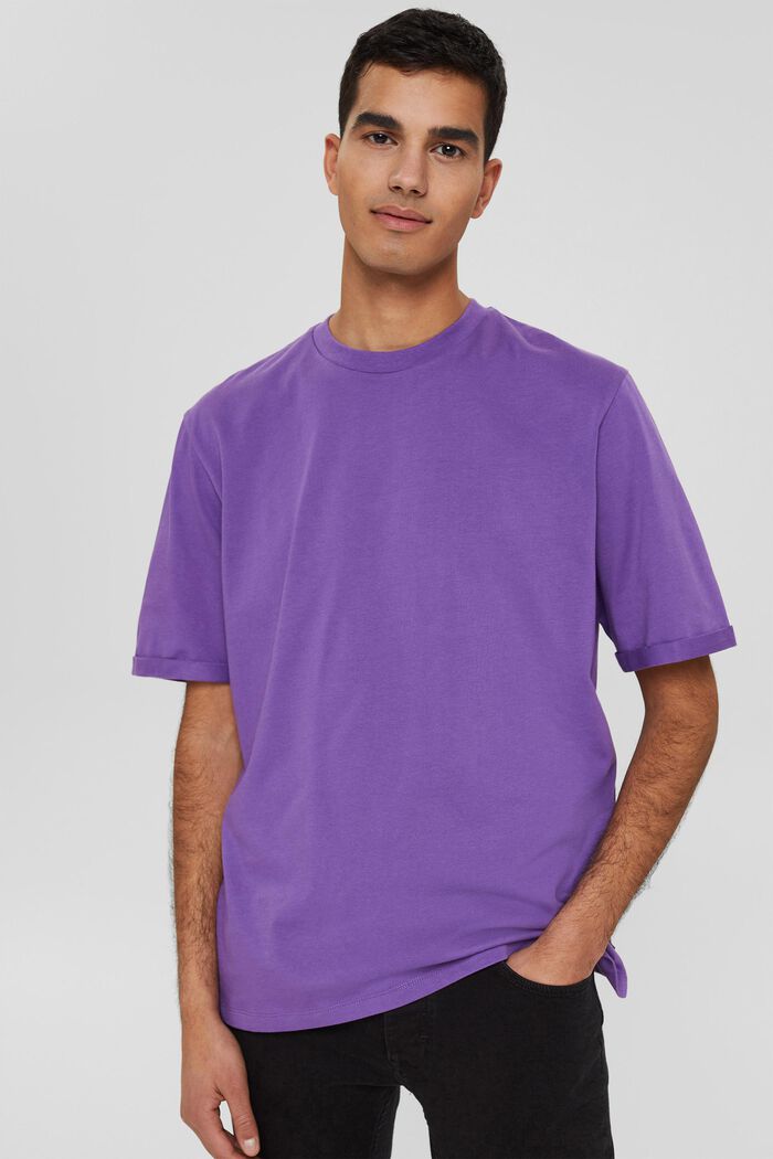 Oversized jersey T-shirt, LILAC, detail image number 0
