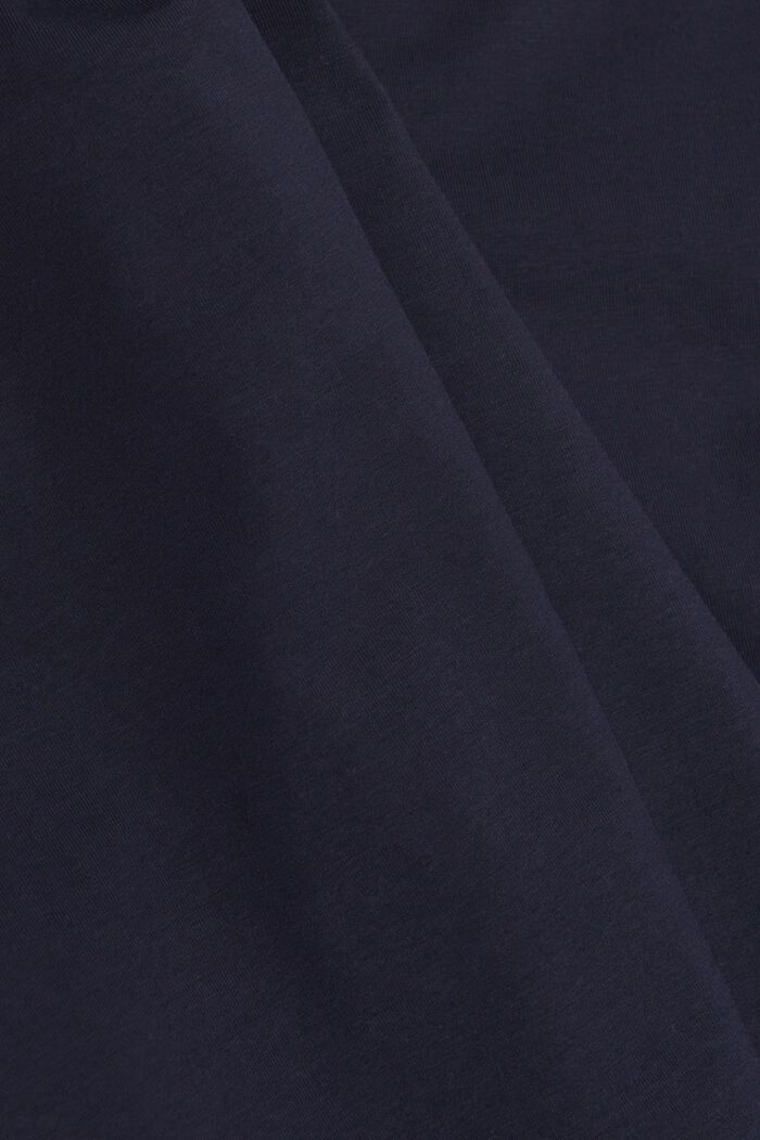 Jersey trousers made of organic cotton, NAVY, detail image number 6