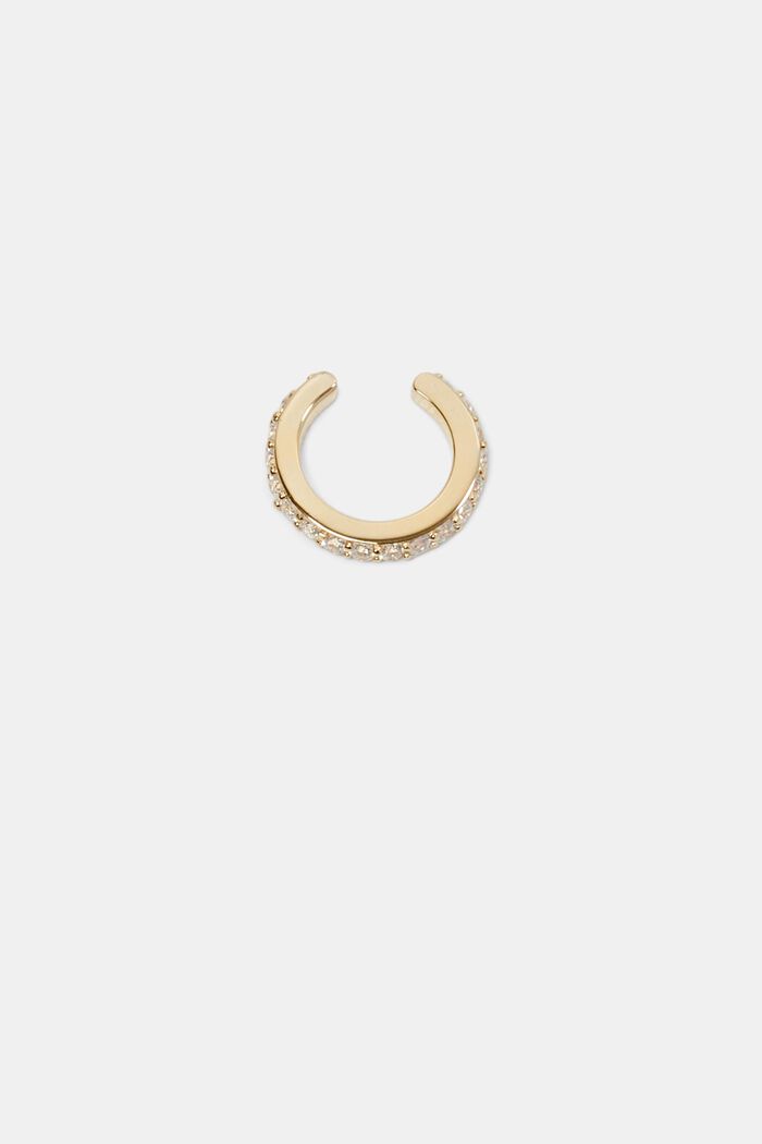 Sterling Silver Earcuff, GOLD, detail image number 0