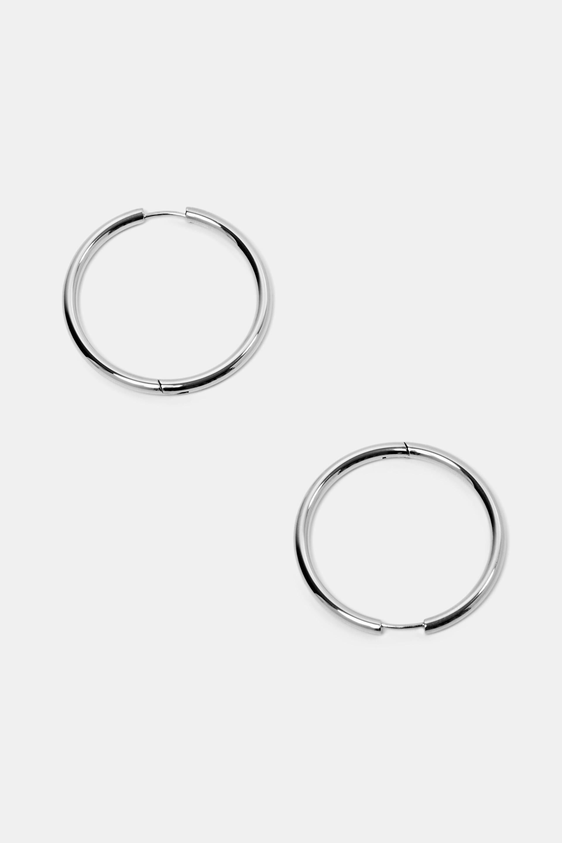 2PCS Tiny Stainless Steel Huggie Small Hoop Earrings For Women Round Circle  Punk Unisex Rock Earring Cartilage Piercing Jewelry - AliExpress