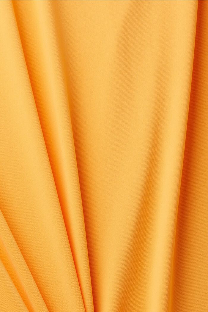 Long-sleeved active top with E-DRY, GOLDEN ORANGE, detail image number 4