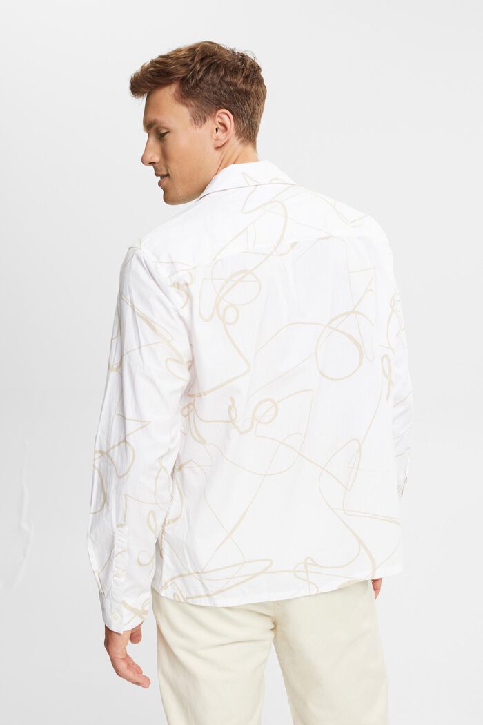 Shirt with a pattern, WHITE, detail image number 3