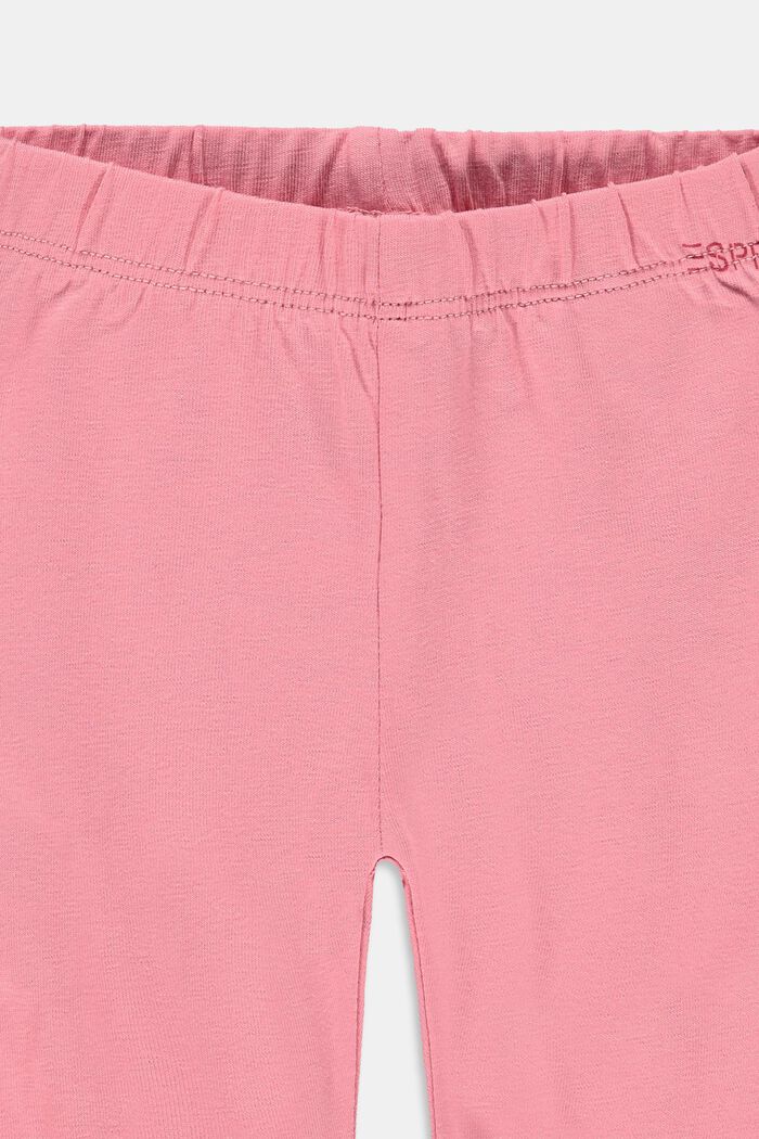 Capri leggings made of organic cotton, PINK, detail image number 2