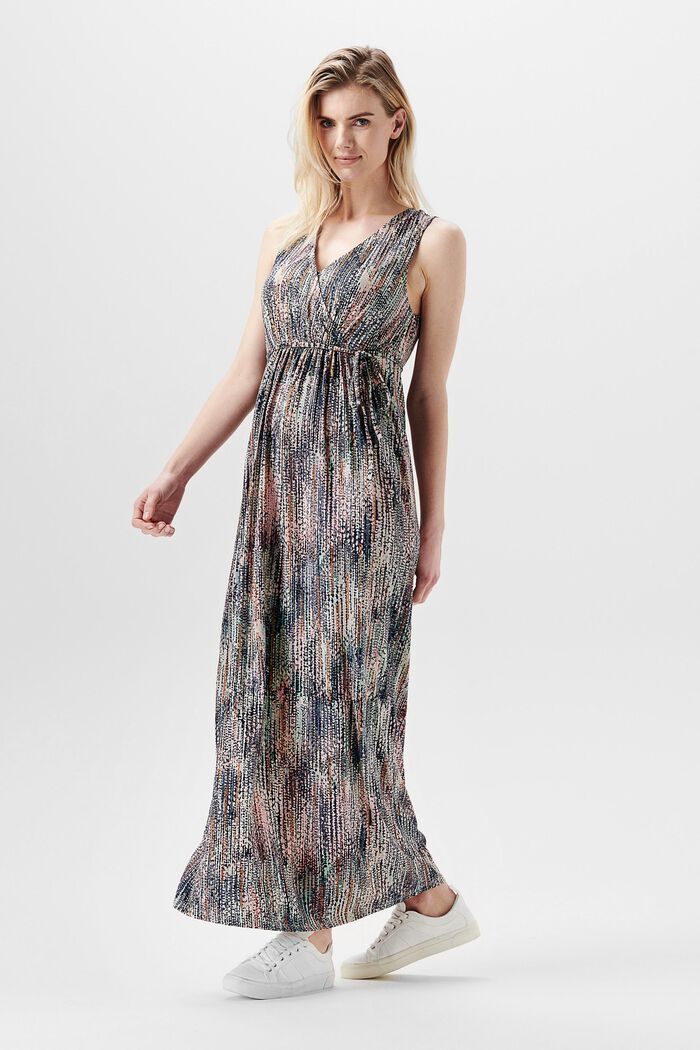 Patterned maxi dress, LENZING™ ECOVERO™, PALE MINT, detail image number 1