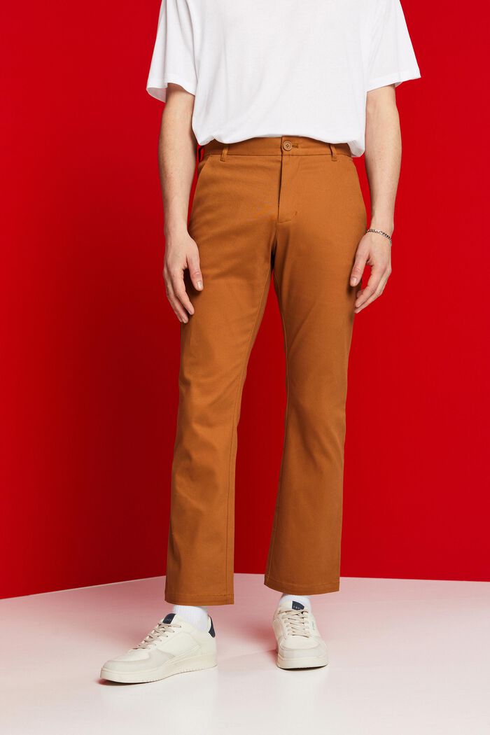 Chino trousers, BROWN, detail image number 0