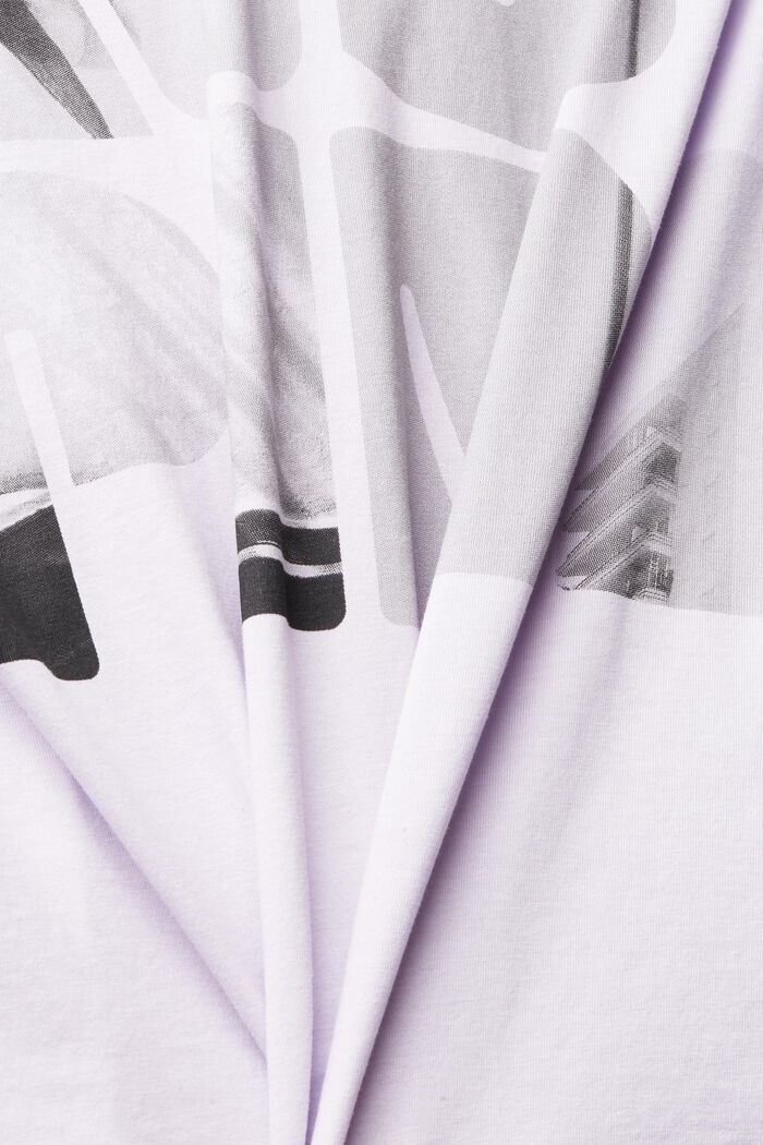 T-shirt with print, LAVENDER, detail image number 4