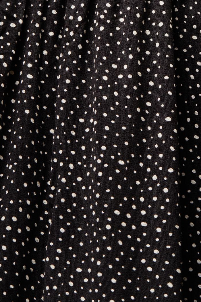 Patterned dress, LENZING™ ECOVERO™, BLACK, detail image number 4