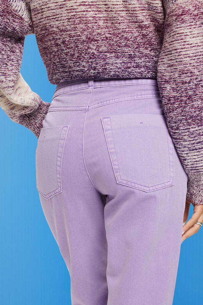 Chinos with tie belt, VIOLET, detail image number 2