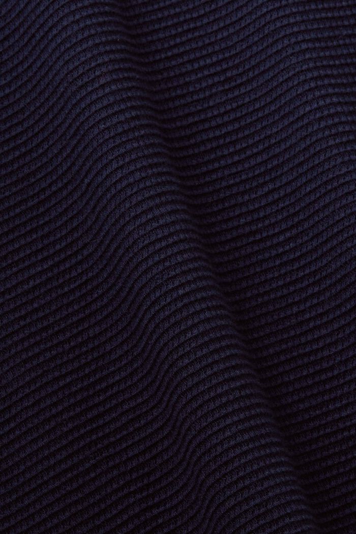 Textured jersey T-shirt, NAVY, detail image number 6