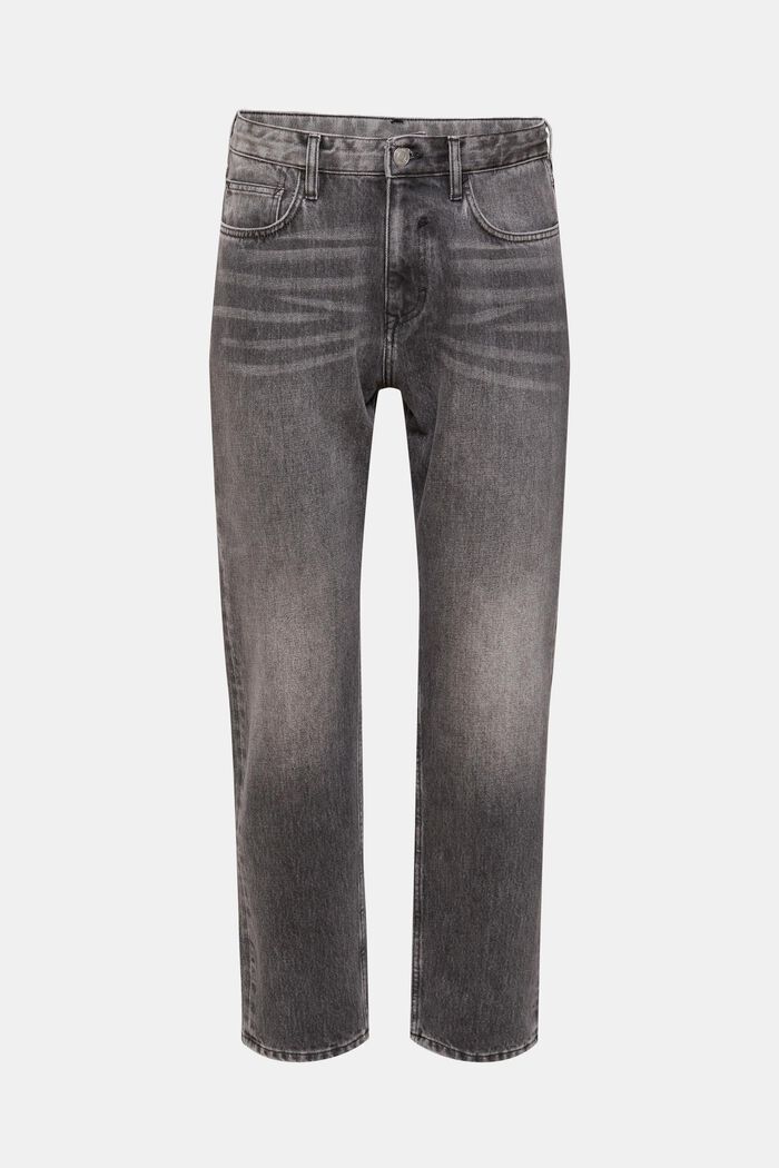 Straight leg jeans, GREY MEDIUM WASHED, detail image number 2