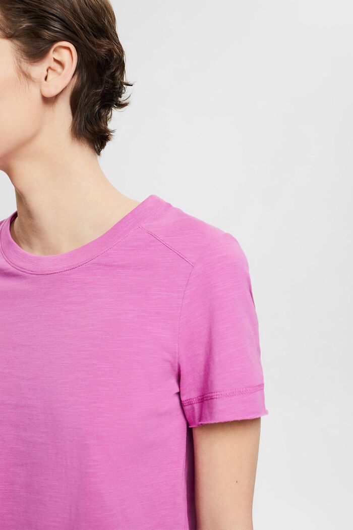 T-shirt made of 100% organic cotton, PINK FUCHSIA, detail image number 0