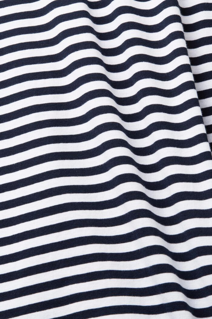 Striped jersey T-shirt, 100% cotton, WHITE, detail image number 5