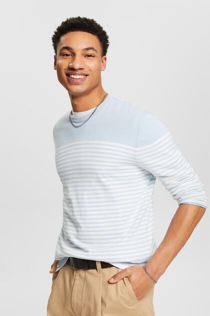 Striped Cotton Sweater