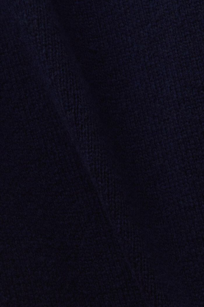 Wool Blend Crewneck Sweater, NAVY, detail image number 5