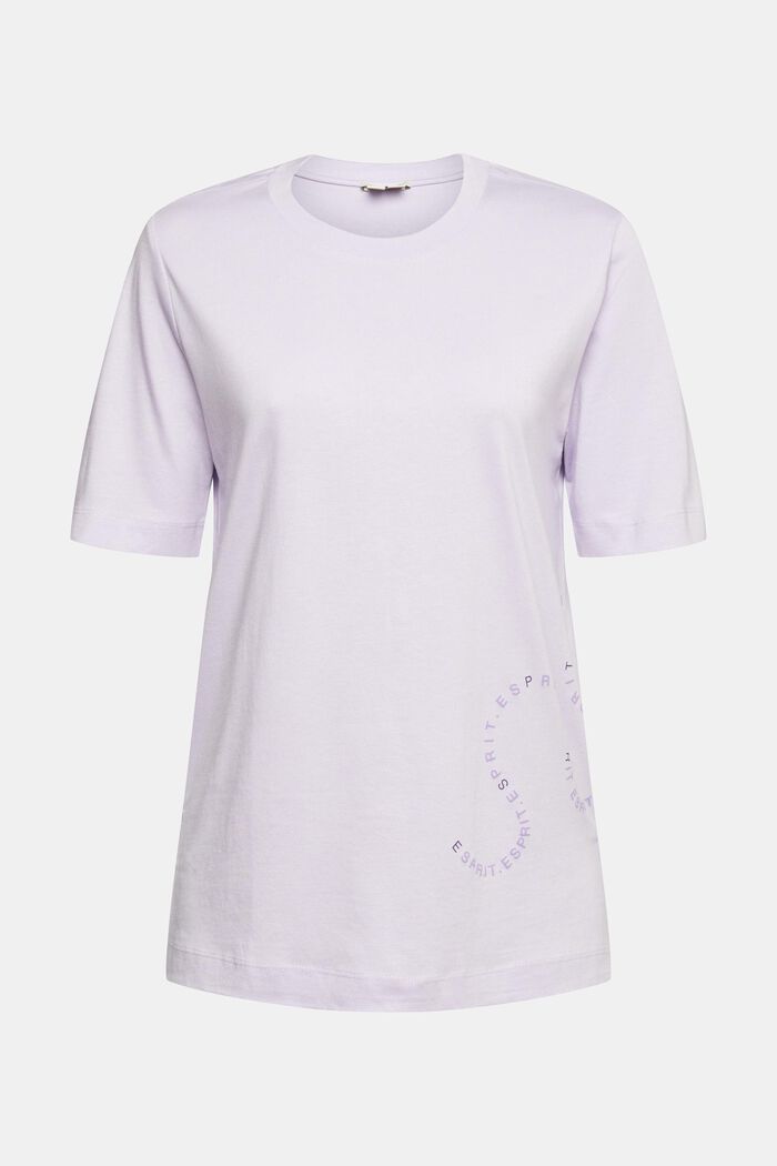 Containing TENCEL™: printed T-shirt, LILAC, detail image number 5