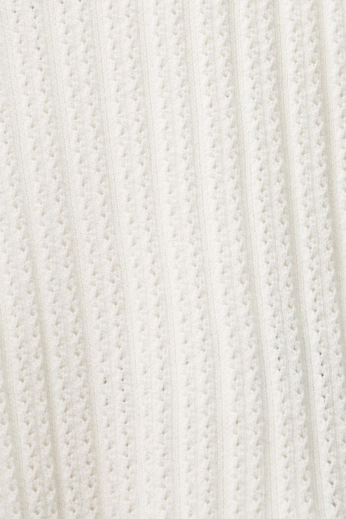 Pointelle Knit Tank Top, OFF WHITE, detail image number 5