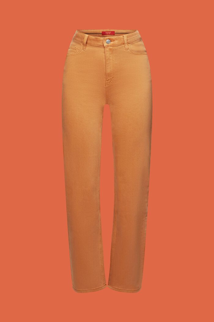 High-Rise Retro Straight Pants, CAMEL, detail image number 7