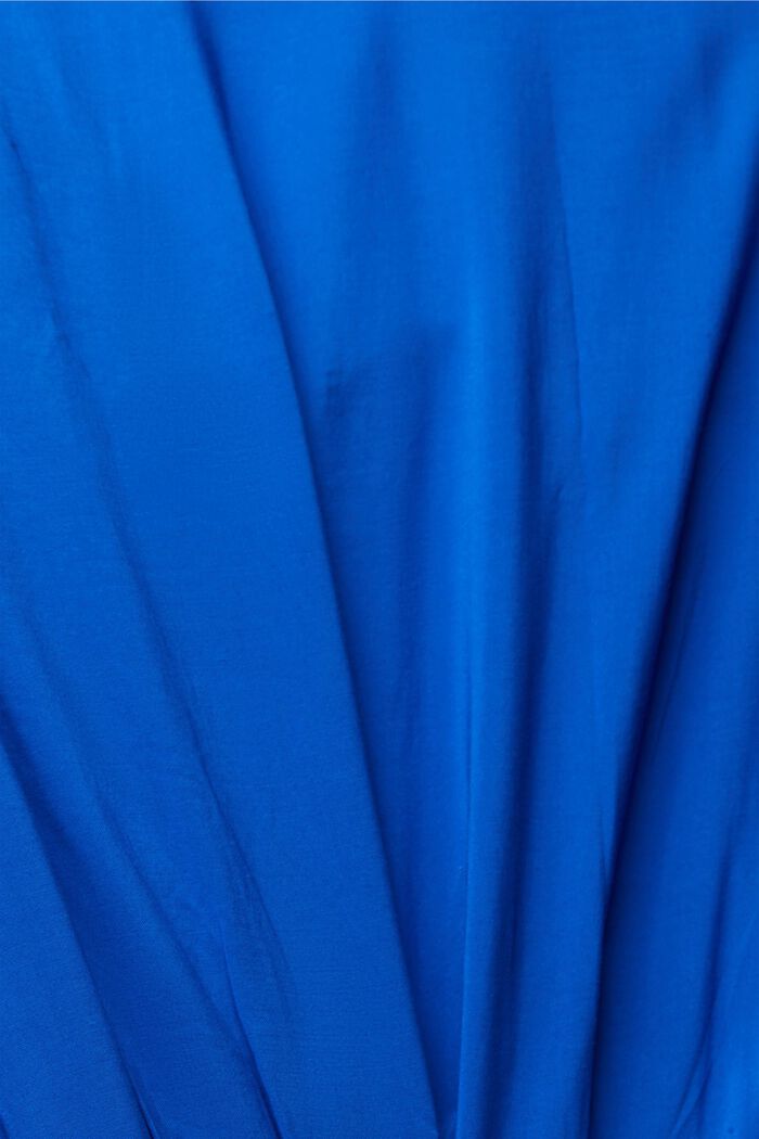 Dress with a smocked waist, LENZING™ ECOVERO™, BRIGHT BLUE, detail image number 6