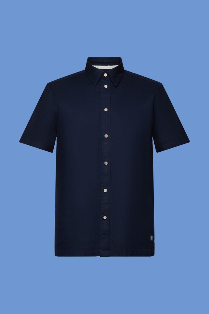 Short-sleeved shirt, 100% cotton, NAVY, detail image number 5