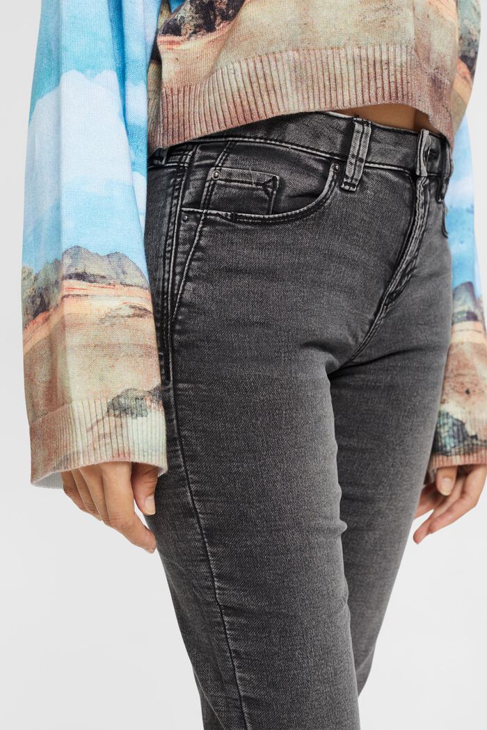Slim fit stretch jeans, Dual Max, BLACK MEDIUM WASHED, detail image number 0