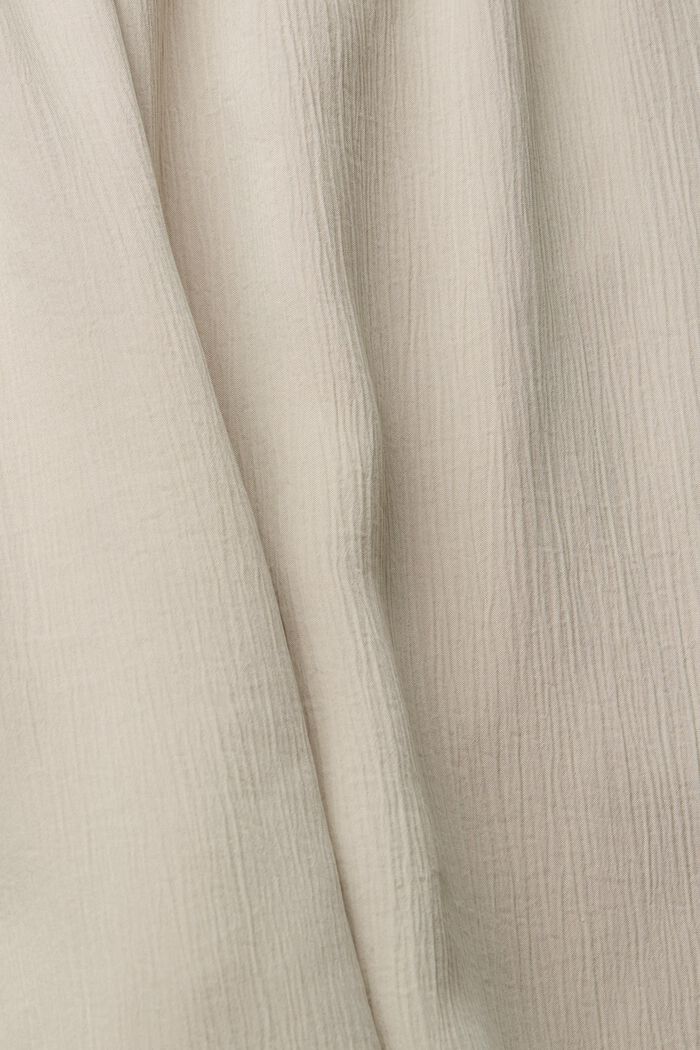 Fabric shorts with a crinkle finish, LIGHT TAUPE, detail image number 5