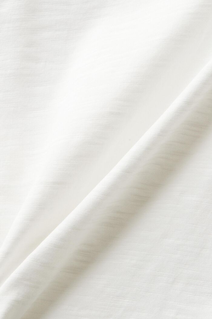 V-Neck Jersey T-Shirt, OFF WHITE, detail image number 5