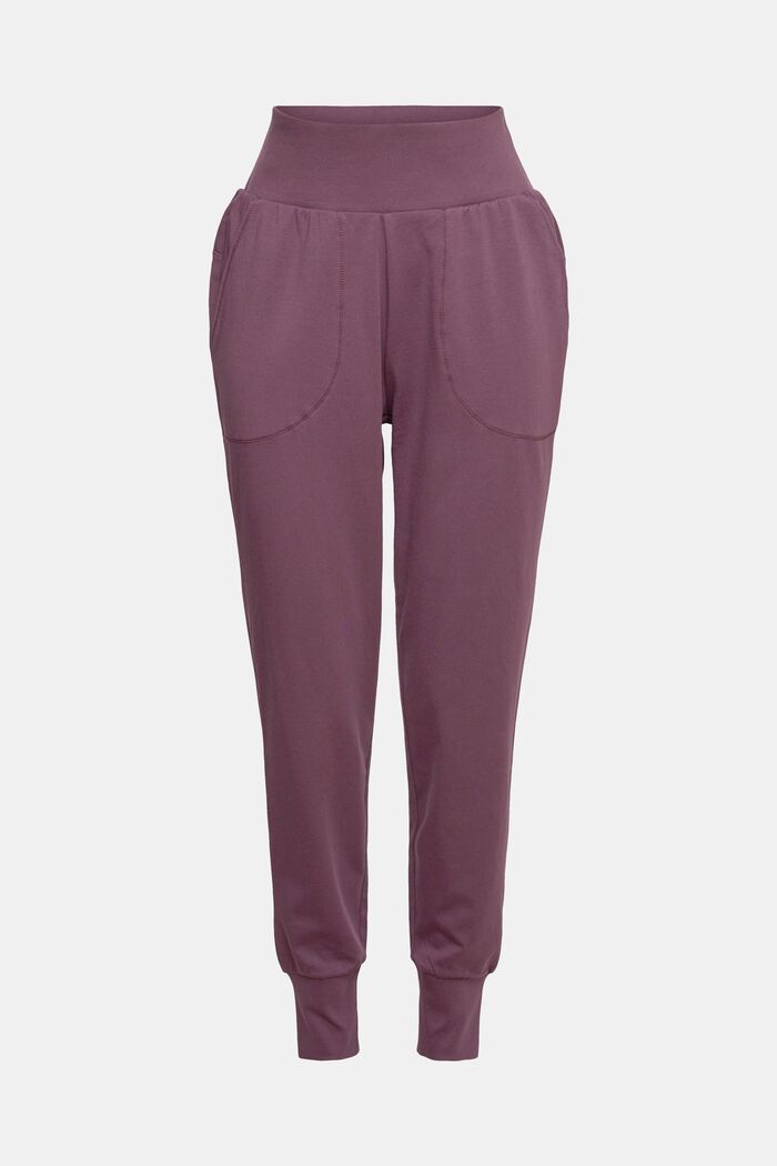 Sports Jersey Pants, AUBERGINE, detail image number 2