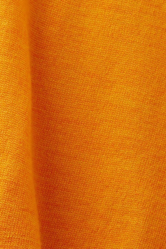 Wool Turtleneck Sweater, GOLDEN ORANGE, detail image number 5