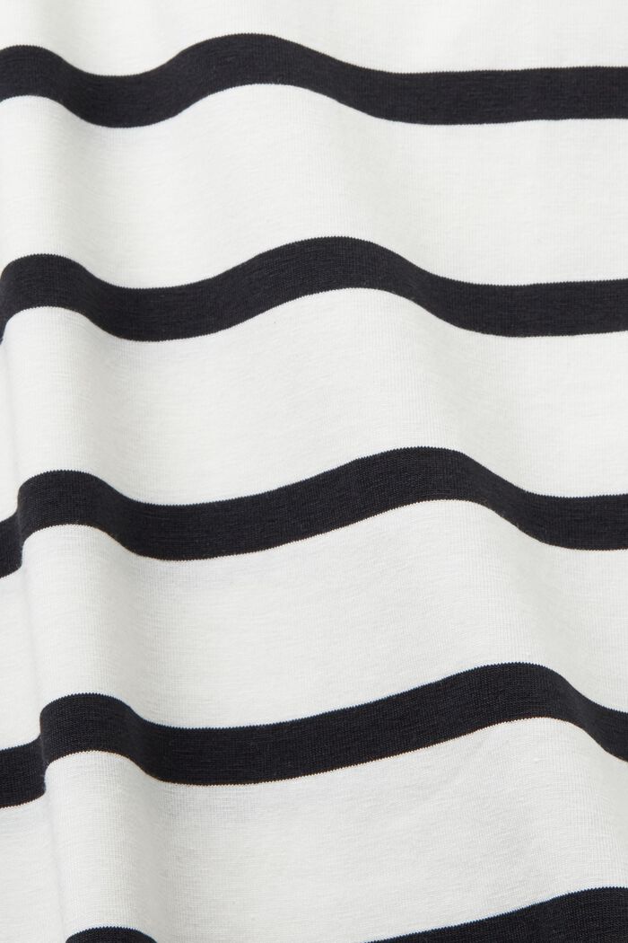 Striped Sleeveless T-Shirt, OFF WHITE, detail image number 4