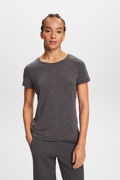 Mesh-Paneled Recycled Active T-Shirt