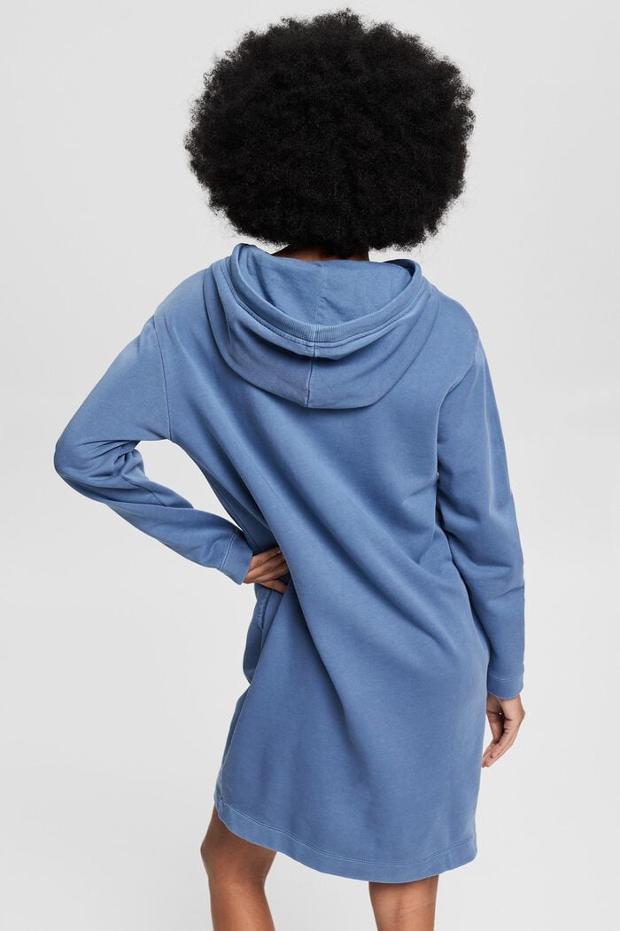 Hooded sweatshirt dress, BLUE LAVENDER, detail image number 2