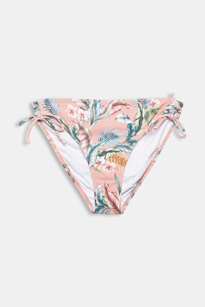 Recycled: briefs with a tropical print