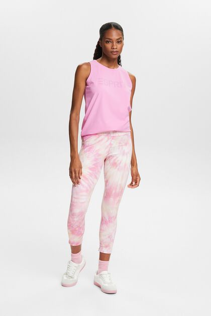 Printed Cropped Sports Pants