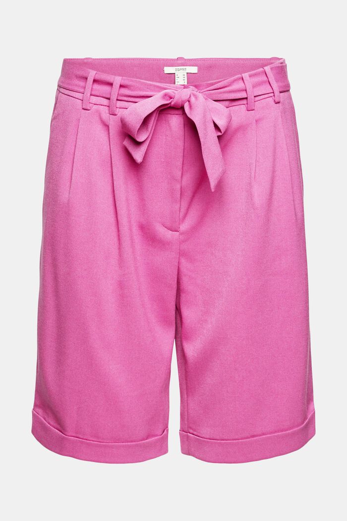 Woven Shorts, PINK FUCHSIA, detail image number 8